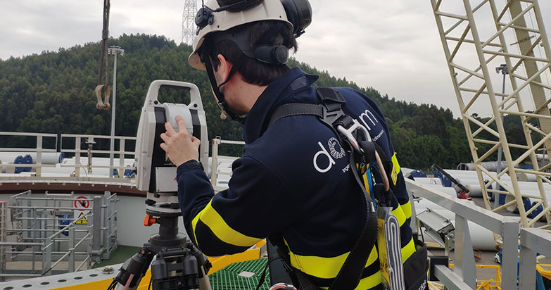 Digitalización 3D y Metrología 4.0 en el sector eólico offshore