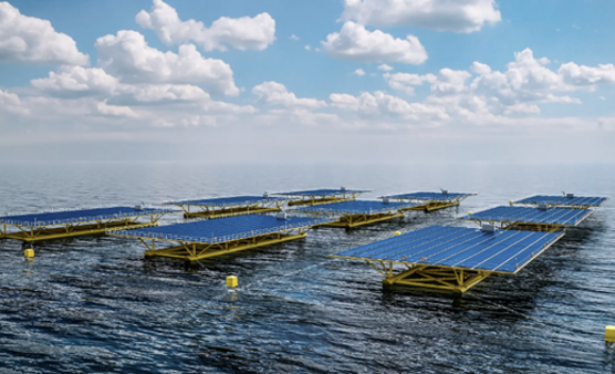 Sistema solar flotante